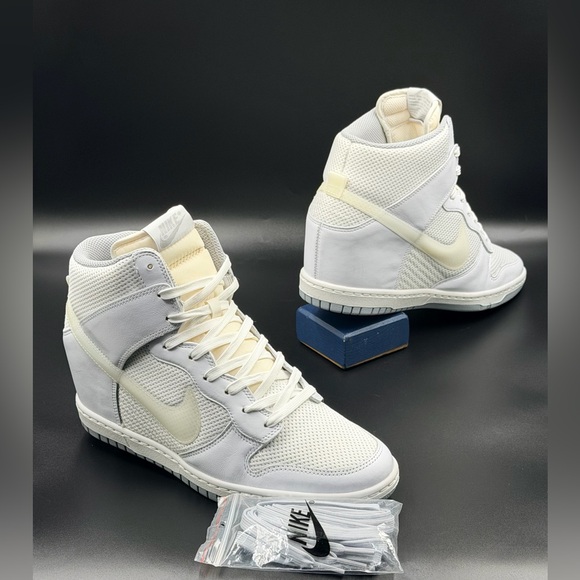 Nike Shoes - Nike Wmns Dunk Wedge Sky Hi Essential 'Sail' - Rare